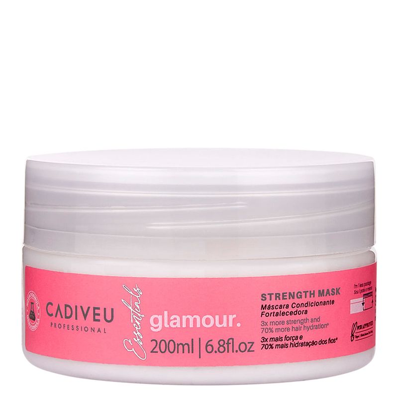 Máscara de Nutrição Cadiveu Essentials Glamour 200ml
