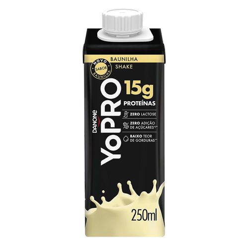 Bebida Láctea UHT YoPRO Baunilha 15g de proteínas 250ml