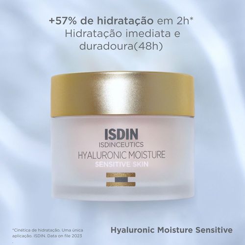 Creme Anti-Idade Isdinceutics Hyaluronic Moisture Sensitive Skin - 50g