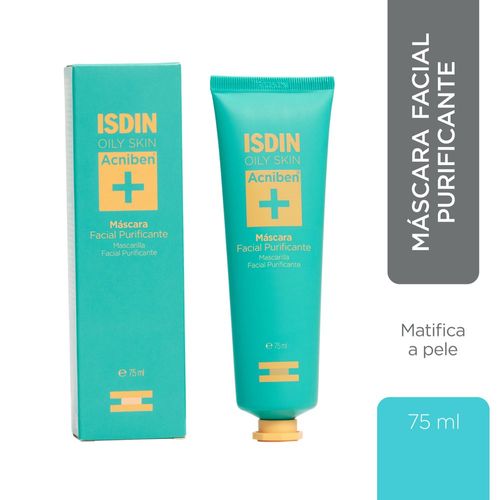 Máscara Facial Purificante Isdin Acniben Oily Skin 75ml