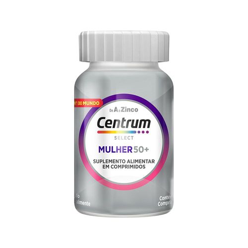 Centrum Select  Multivitaminico Mulher 50 + Vitaminas De A A Z  60 Comprimidos