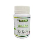 Biotina 30 capsulas WVegan Vitamina H Vegano