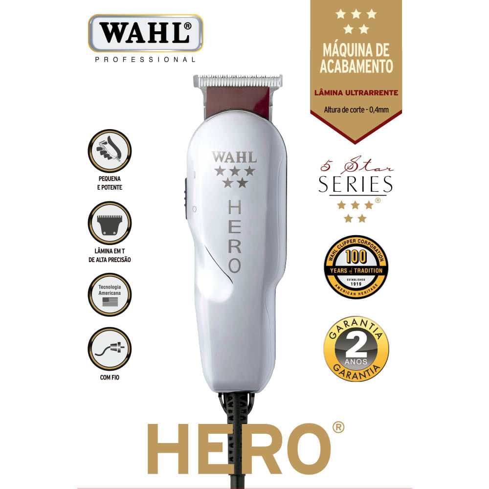 Máquina de Acabamento Hero Wahl - Pague Menos