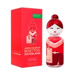 Benetton United Colors Sisterland Red Rose Eau de Toilette - Perfume Feminino 80ml