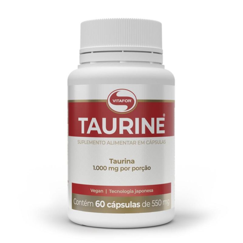 Taurine 1000mg L-Taurina 60 caps Vitafor