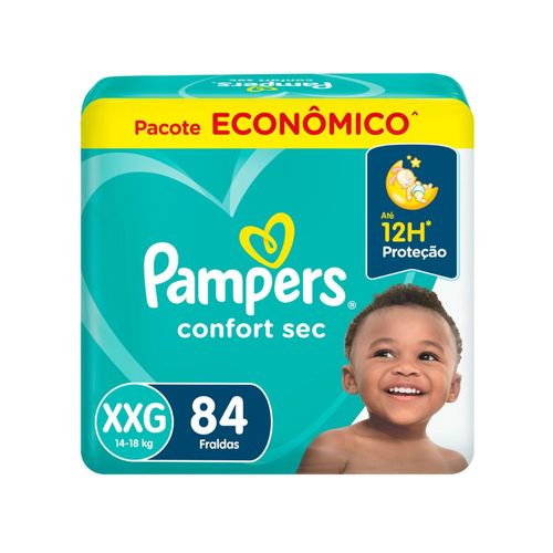 Fralda Pampers Confort Sec XXG 84 Unidades