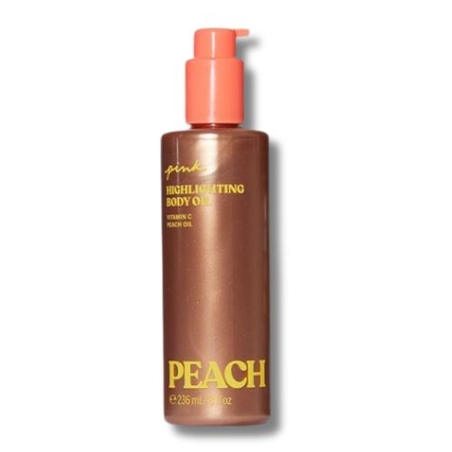 Luminous Peach - Victoria's Secret Pink Highlighting Golden Oil - Òleo Corporal 236ml