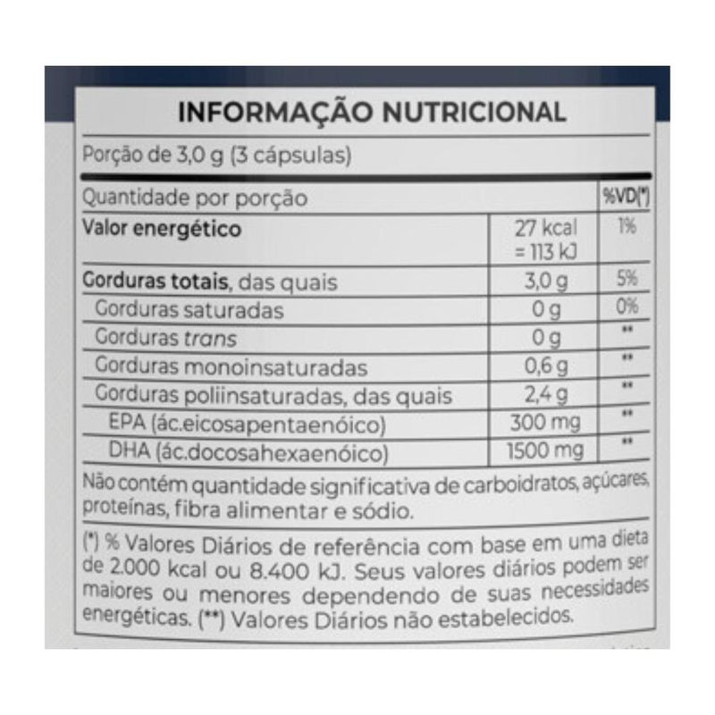 Kit 2x Mega DHA 120 caps Vitafor