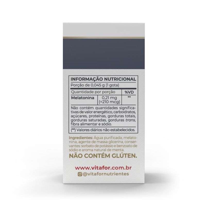 Melatonina em Gotas - 20ml - Vitafor