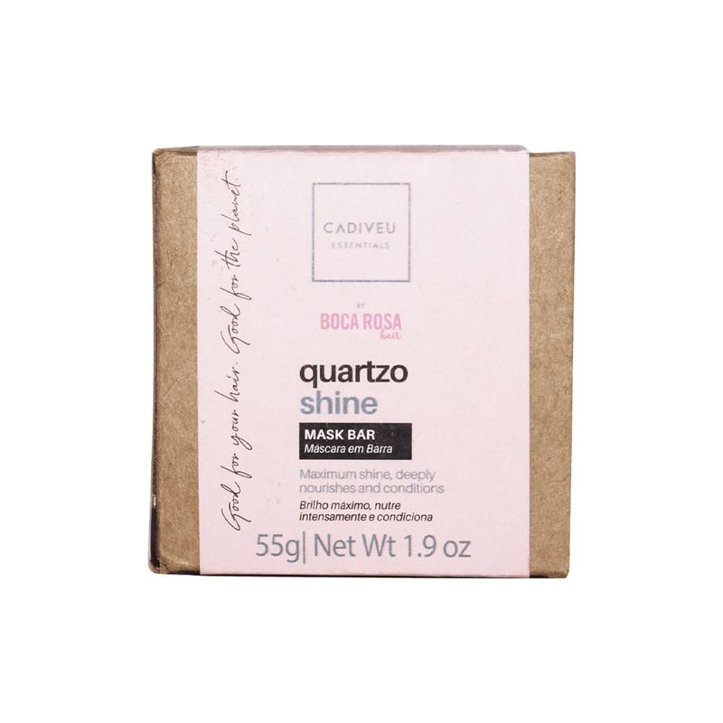 Máscara de Nutrição em Barra Cadiveu Essentials Quartzo Shine - 55g
