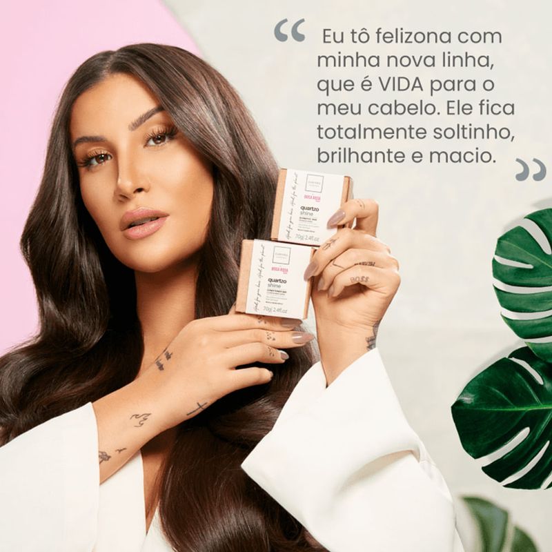 Máscara de Nutrição em Barra Cadiveu Essentials Quartzo Shine - 55g