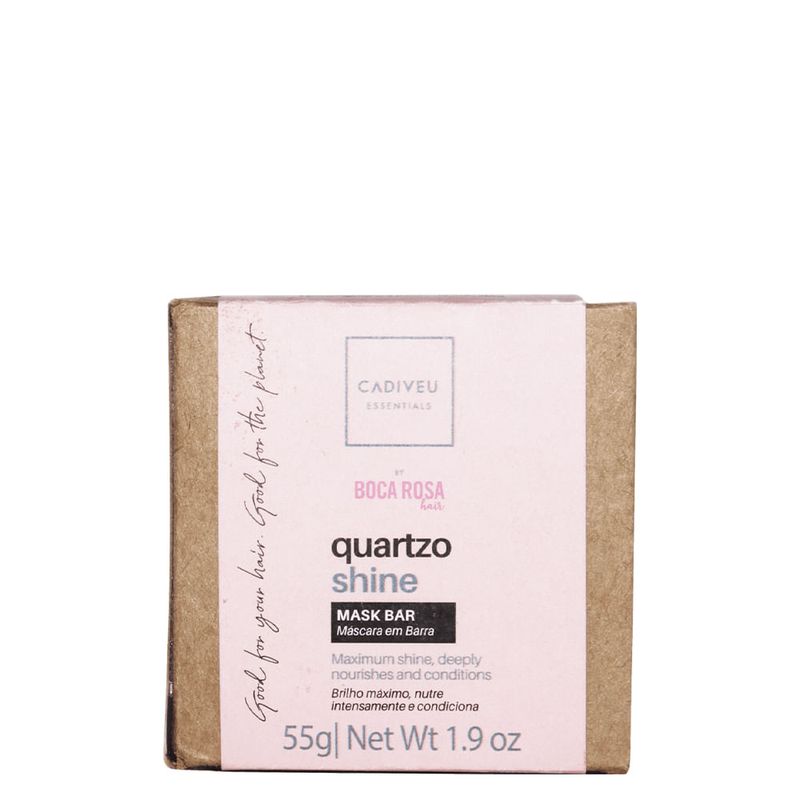 Máscara de Nutrição em Barra Cadiveu Essentials Quartzo Shine - 55g