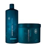 Kit Sebastian Professional Twisted - Shampoo 1000 ml + Máscara 500 ml