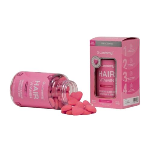 Suplemento Alimentar Gummy Hair Tutti Frutti 60 Unidades