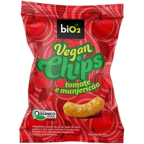 Chips Vegan Bio2 Tomate e Manjericão 40g