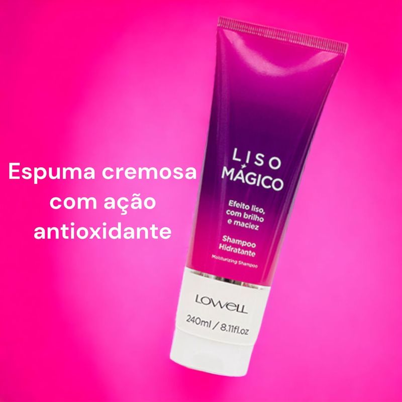 Lowell Liso Mágico - Shampoo Hidratante 240ml