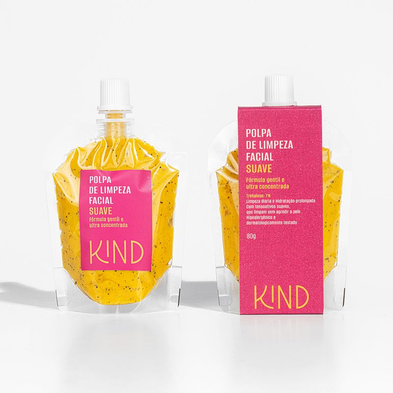 Kind Polpa de Limpeza Facial Suave 80g