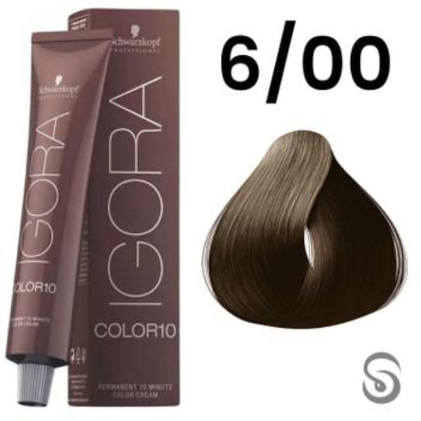 Schwarzkopf Igora Color10 Coloração 10 6-00 Louro Escuro Natural Extra 60ml