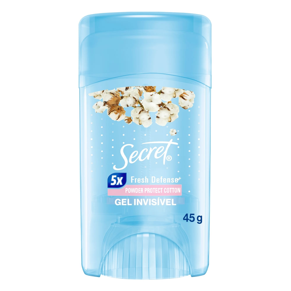 Desodorante Em Gel Antitranspirante Secret Proteção De Algodão 45g é boa?