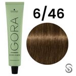 Schwarzkopf Igora Zero AMM 6-46 Louro Escuro Bege Marrom 60mL