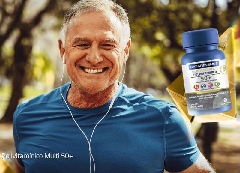 Polivitamínico Catarinense 50+ Multi 60 Cápsulas