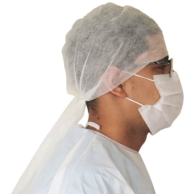 Gorro Descartável Dejamaro TNT Gramatura 20 - Branco (Unidade)