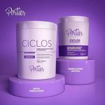 Portier Ciclos B-Tox Violet Máscara Reconstrutora (3 x 1kg)