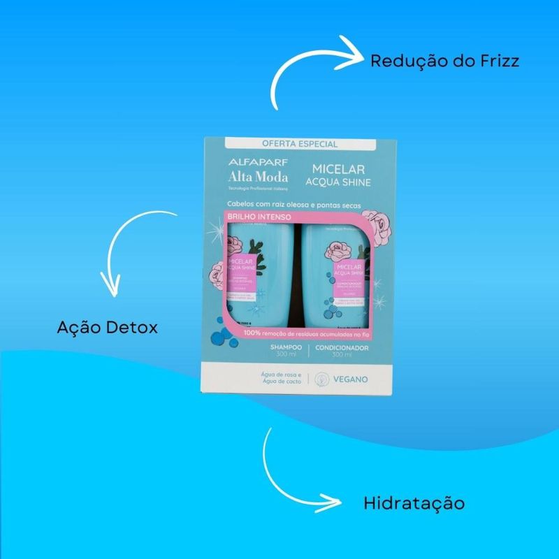 Alfaparf Alta Moda Micelar Kit Shampoo e Condicionador 300ml