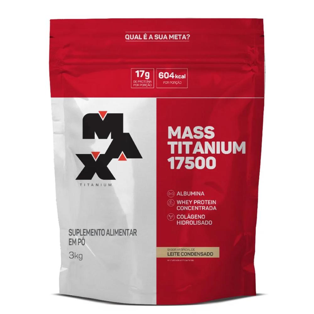 Max Titanium Hipercalórico Mass Titanium 17500 3kg é boa?