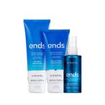 Lowell Ends Regeneração Shampoo 240ml + Máscara 200ml + Leave 100ml