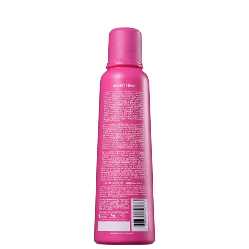 Richée Nano Btx Repair Máscara Reparadora 250ml