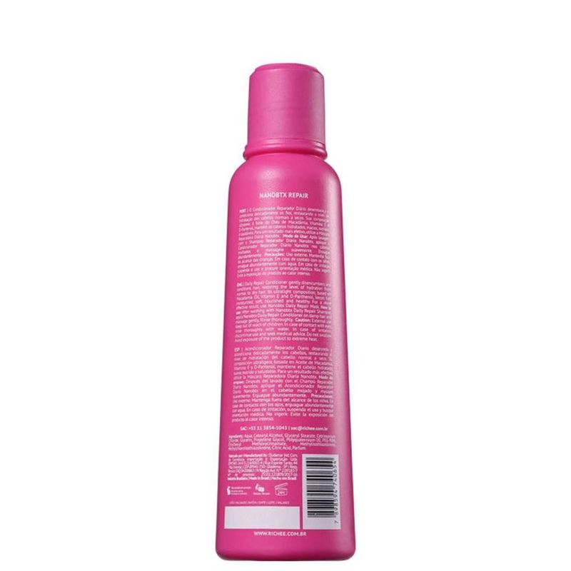 Richée Nano Btx Repair Condicionador Reparador 250ml