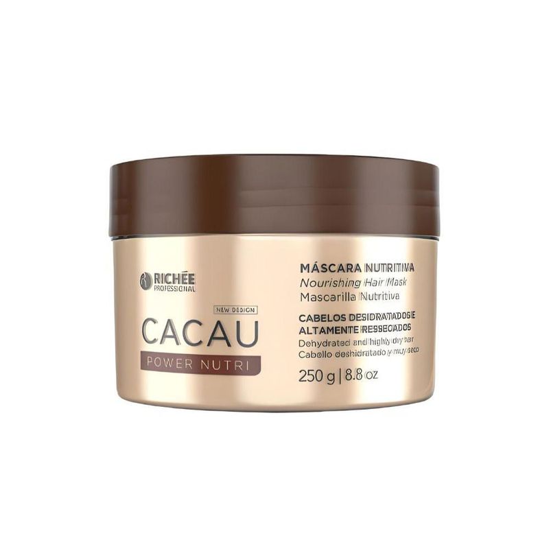 Richée Cacau Power Nutri Shampoo 250ml + Condicionador 250ml + Máscara 250g