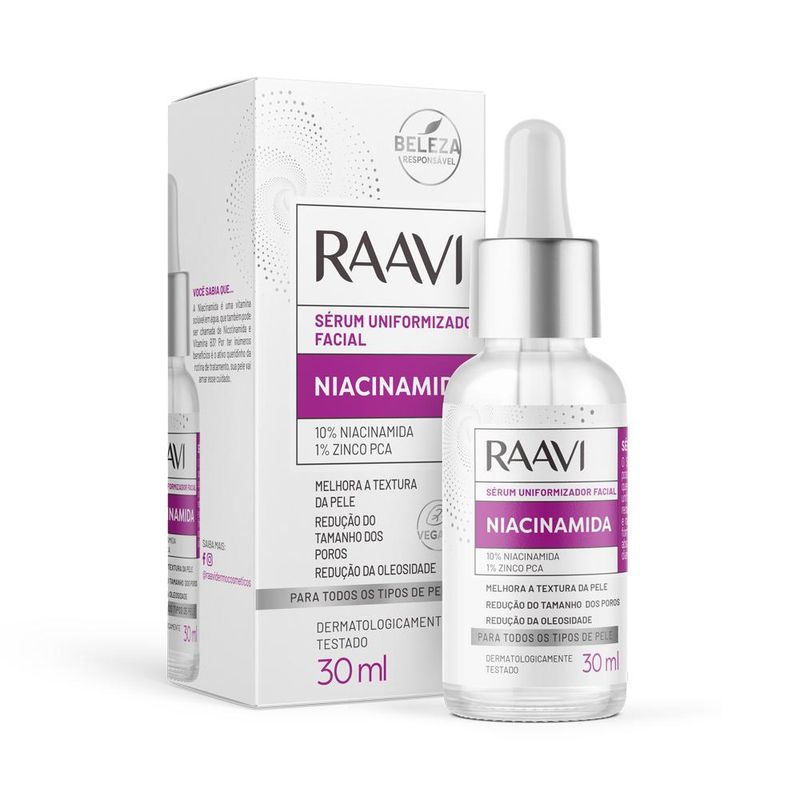 Raavi Sérum Uniformizador Facial Niacinamida 30ml