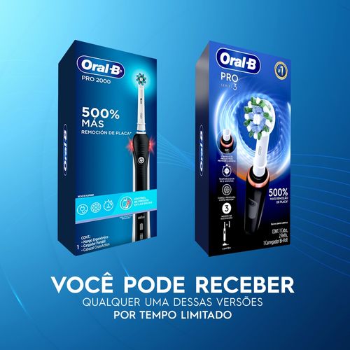 Escova Dental Elétrica Oral-B Pro 2000 110V + Refil