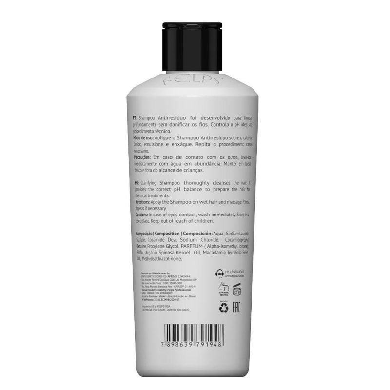 Felps Professional Shampoo Antirresíduo 250ml
