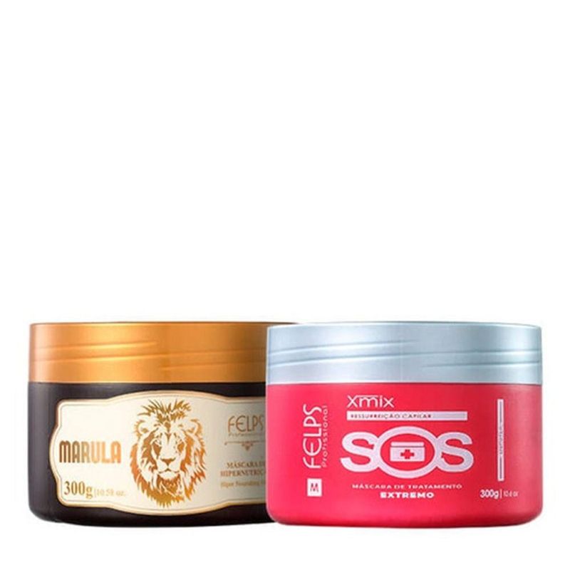 Felps Professional Cronograma Nutriforce (SOS + Marula 2x300g)