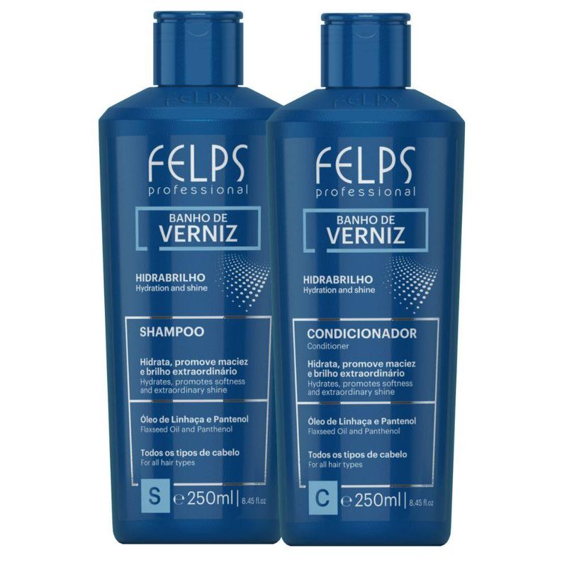 Felps Professional Banho de Verniz Shampoo e Condicionador 2x250ml