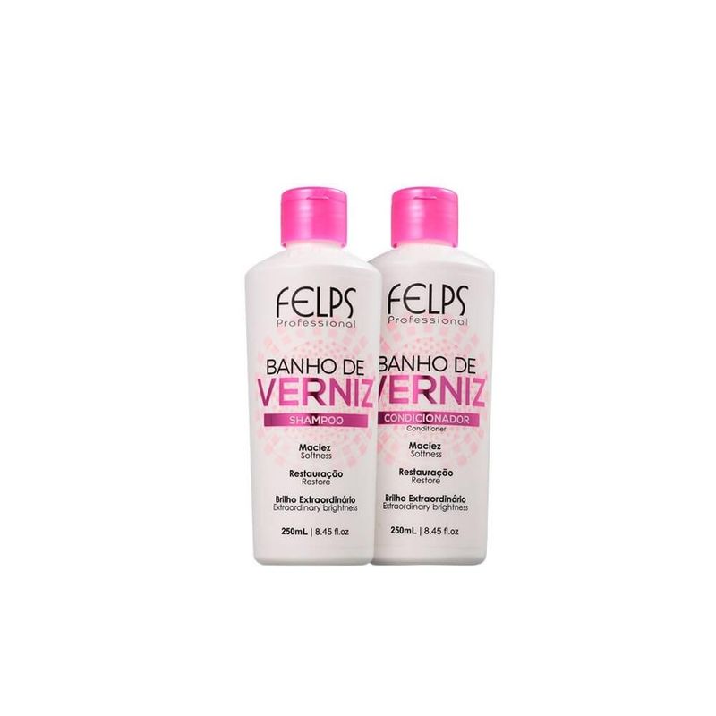 Felps Professional Banho de Verniz Shampoo e Condicionador 2x250ml