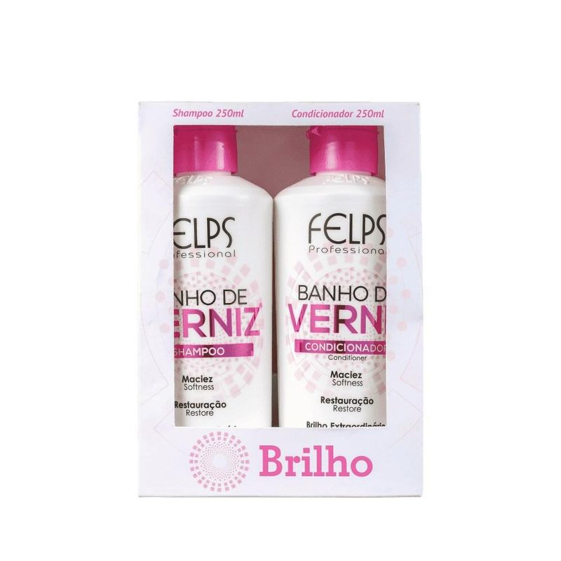 Felps Professional Banho de Verniz Shampoo e Condicionador 2x250ml