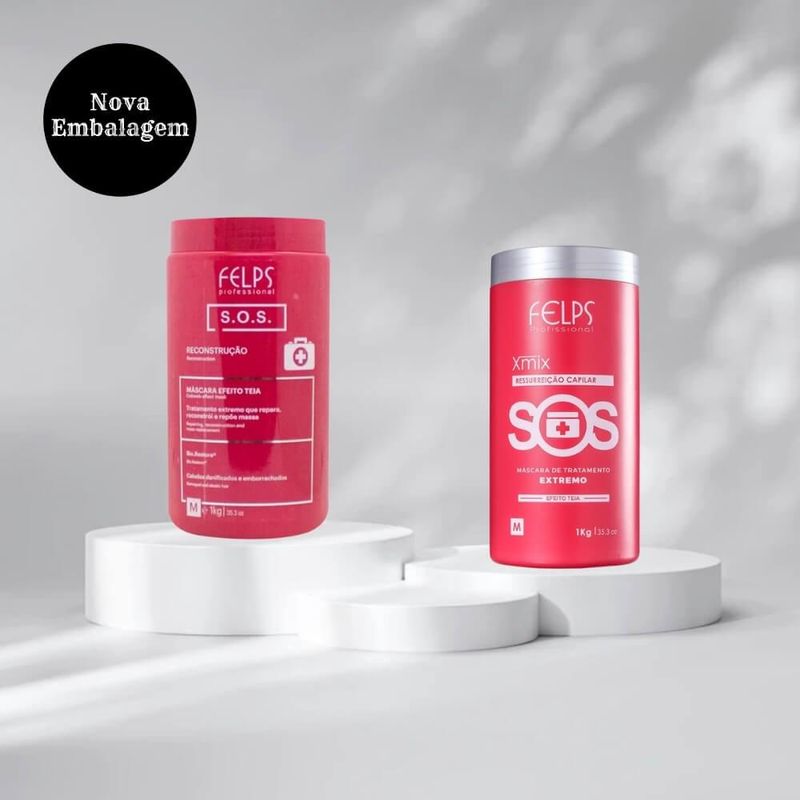 Felps Professional SOS Tratamento Máscara de Reconstrução 1000g