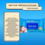 Bebê Feliz Toalhas Umedecidas 120 Folhas