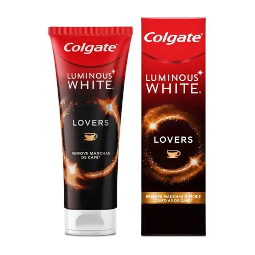 Creme Dental Clareador Colgate Luminous White Lovers Manchas De Café 70g