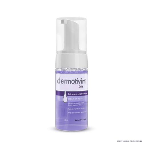 Dermotivin Soft Sabonete Espuma 130ml