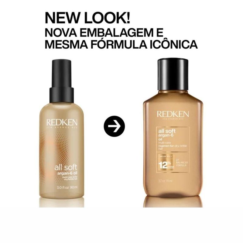 Redken All Soft Argan-6 Óleo Capilar 111ml