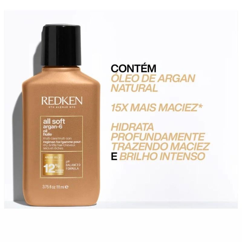 Redken All Soft Argan-6 Óleo Capilar 111ml