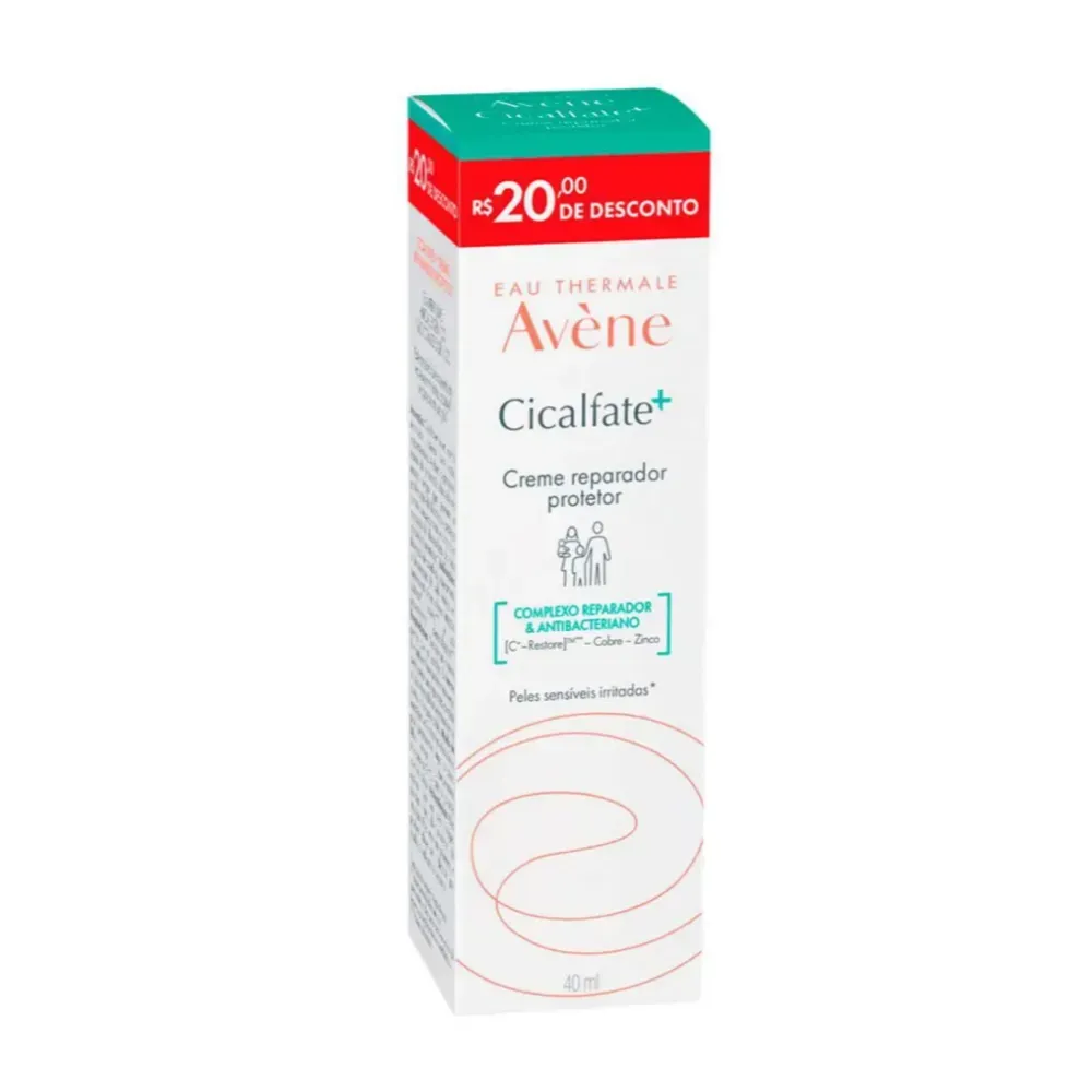 Creme Reparador Protetor Avène Cicalfate 40ml Com R$20,00 De Creme Reparador Protetor Avène Cicalfate 40ml Com R$20,00 De