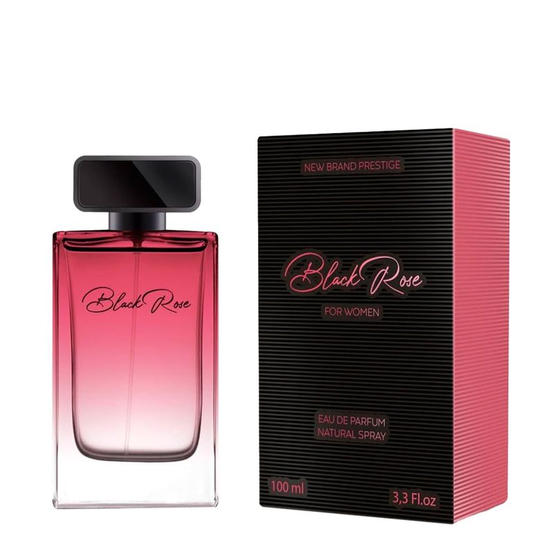 New Brand Prestige Black Rose For Women Eau de Parfum - Perfume Feminino 100ml