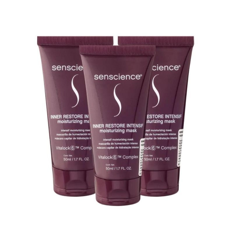 Senscience Inner Restore Moisturizing Kit - 3 Máscaras de 50ml