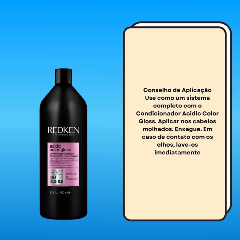 Redken Acidic Color Gloss Shampoo - 1000ml